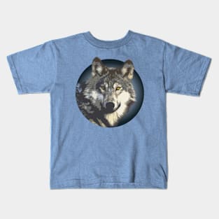 Wolf Lobo Fans Loners Wildlife Lovers Kids T-Shirt